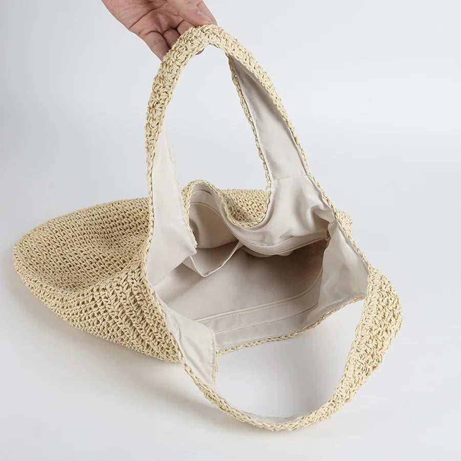 Bolsa de Praia Tropical Bege