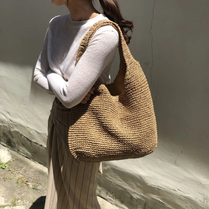 Bolsa de Praia Tropical Bege