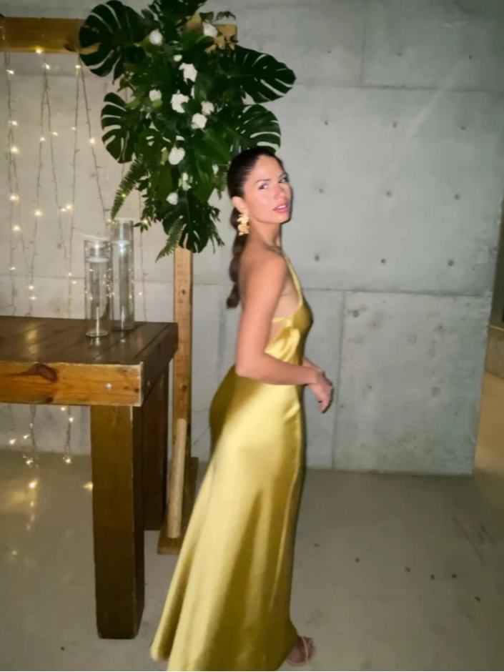 Vestido Glam Satin