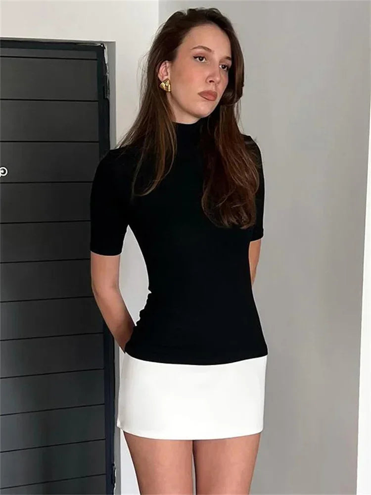 Vestido Elegant Contrast