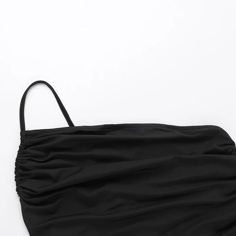 Vestido Longo Com Fenda Aurora - 60% OFF