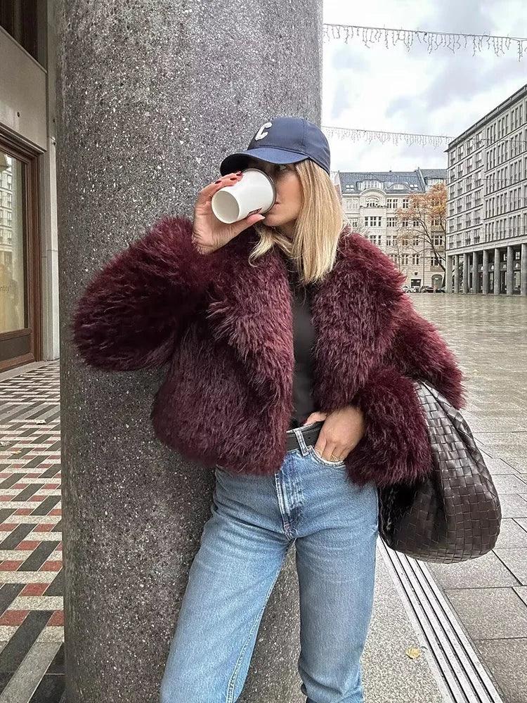 Casaco Glam Fuzzy
