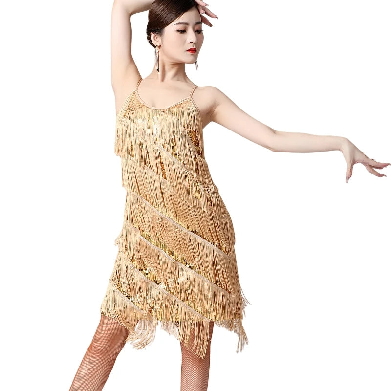 Vestido Fringe Glam