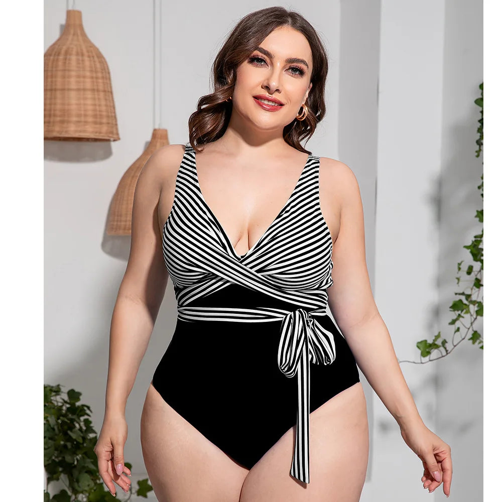 Maiô Navy Charm Plus Size