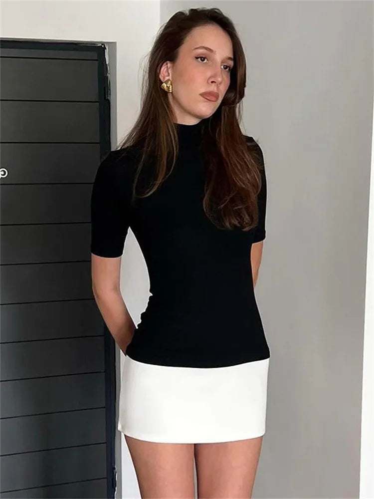 Vestido Elegant Contrast