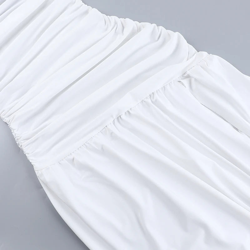 Vestido Longo Com Fenda Aurora - 60% OFF