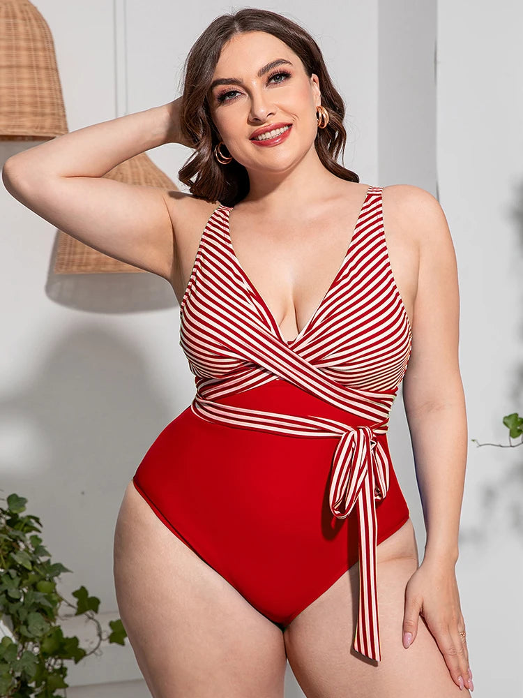 Maiô Navy Charm Plus Size